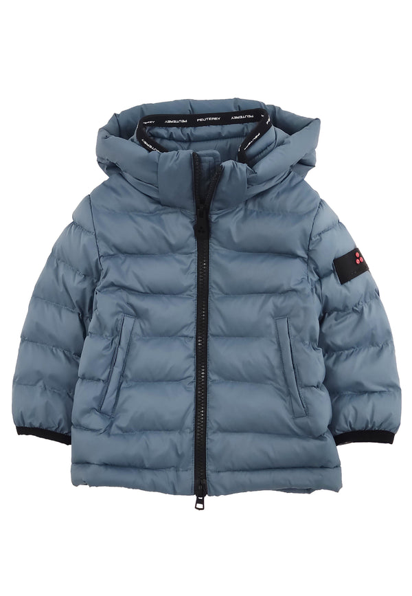 Giubbino bambino Peuterey Boggs knc baby azzurro in nylon