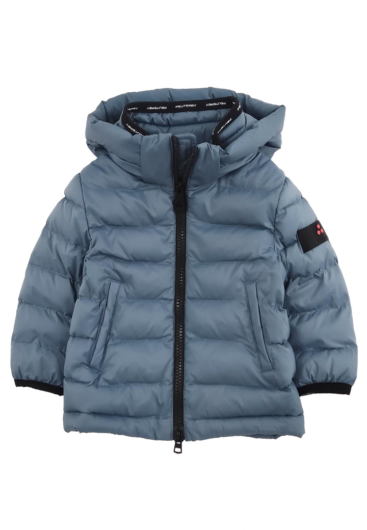 Giubbino bambino Peuterey Boggs knc baby azzurro in nylon