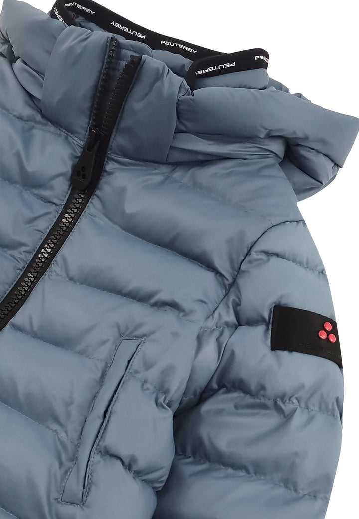 Giubbino bambino Peuterey Boggs knc baby azzurro in nylon