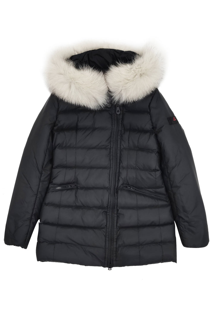 Giubbino bambina Peuterey Seriola mqe03 fox nero