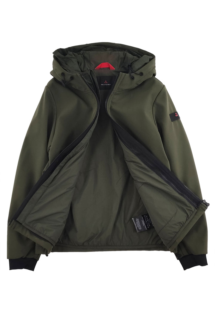 Giubbino bambino Peuterey Breme ta kid verde in nylon