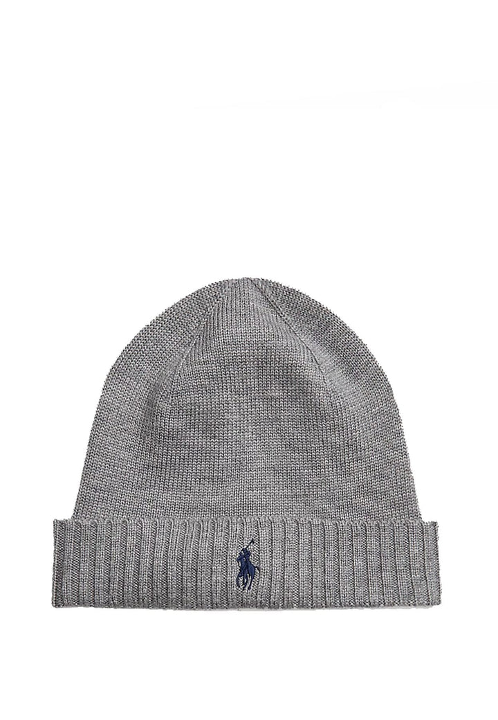 Cappello unisex Ralph Lauren grigio in cotone