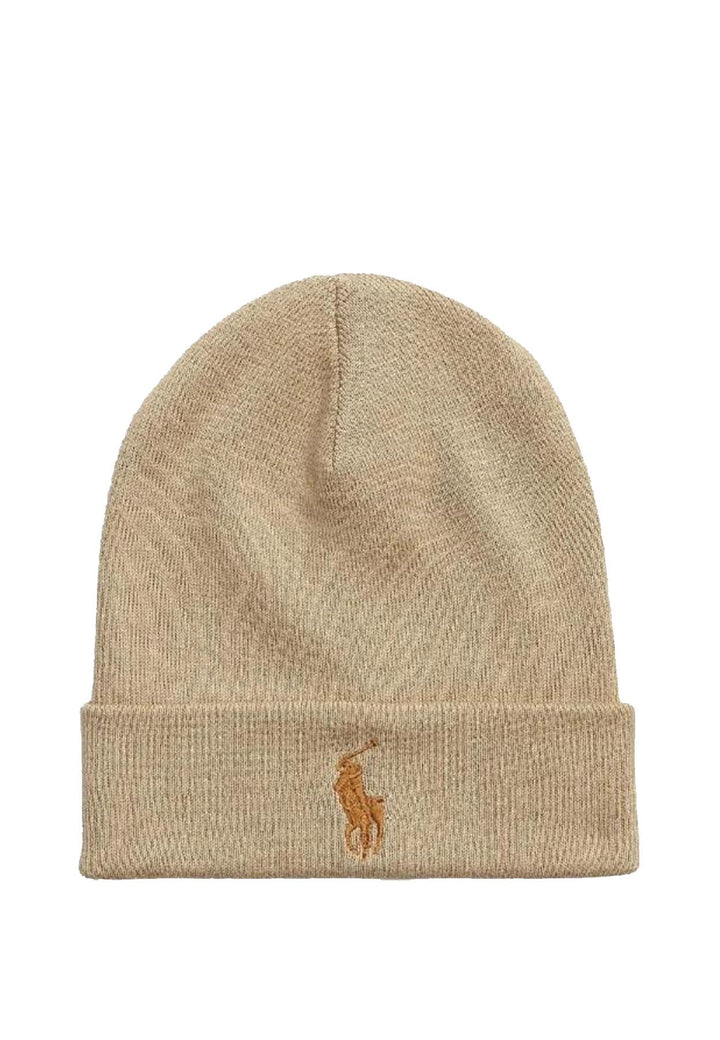 Cappello unisex Ralph Lauren beige in cotone