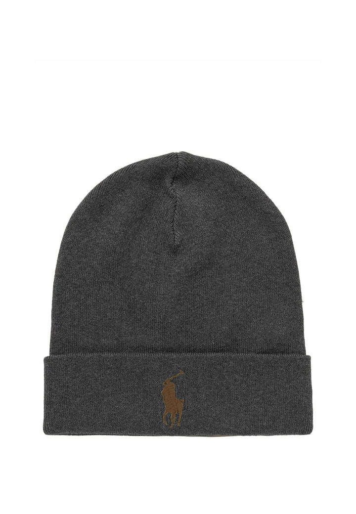 Cappello unisex Ralph Lauren grigio in cotone