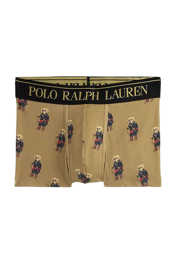 Boxer marrone uomo Ralph Lauren in cotone