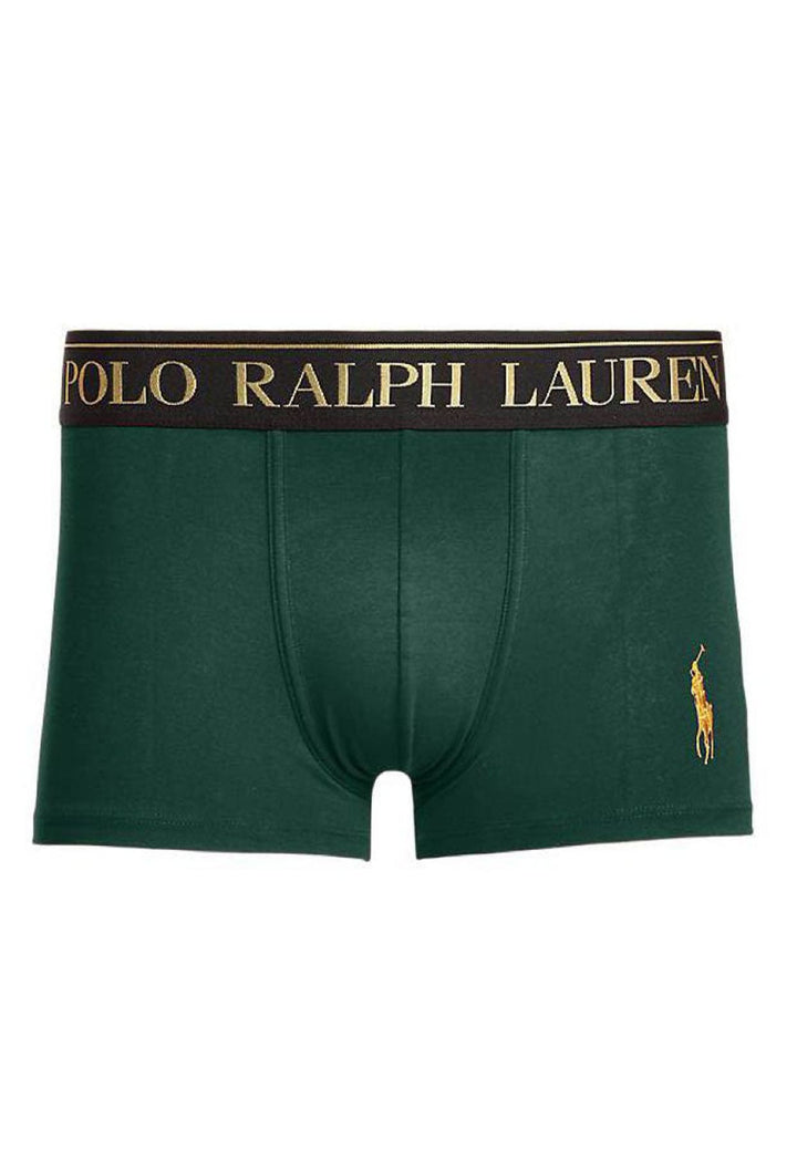 Boxer verde uomo colorati Ralph Lauren in cotone