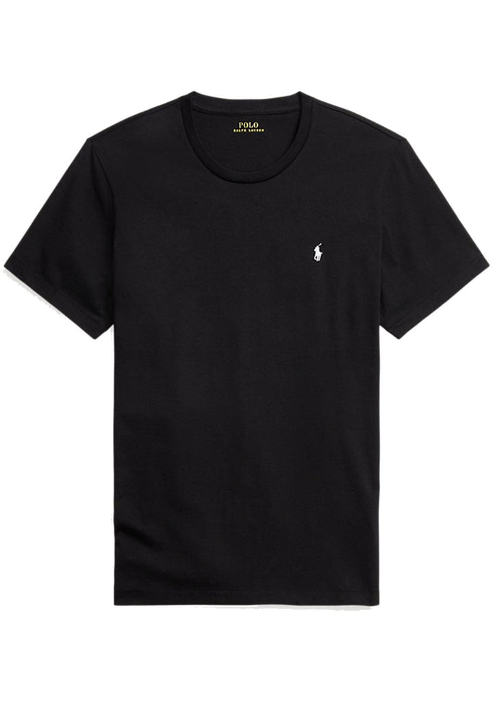 T-shirt Ralph Lauren nera unisex in cotone
