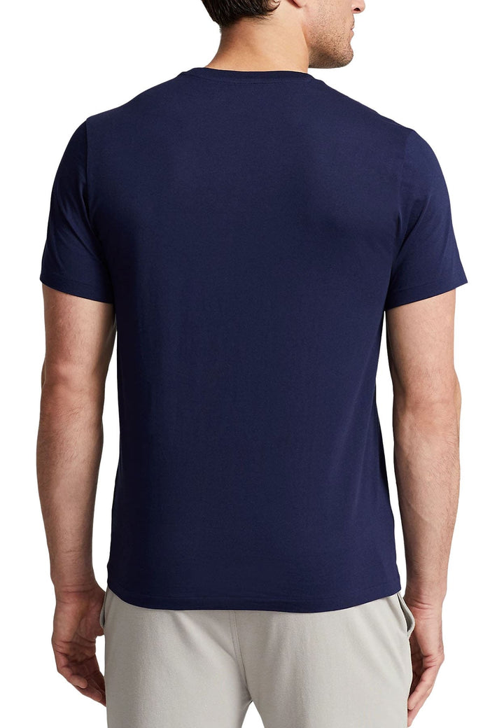 T-shirt Ralph Lauren blu unisex in cotone