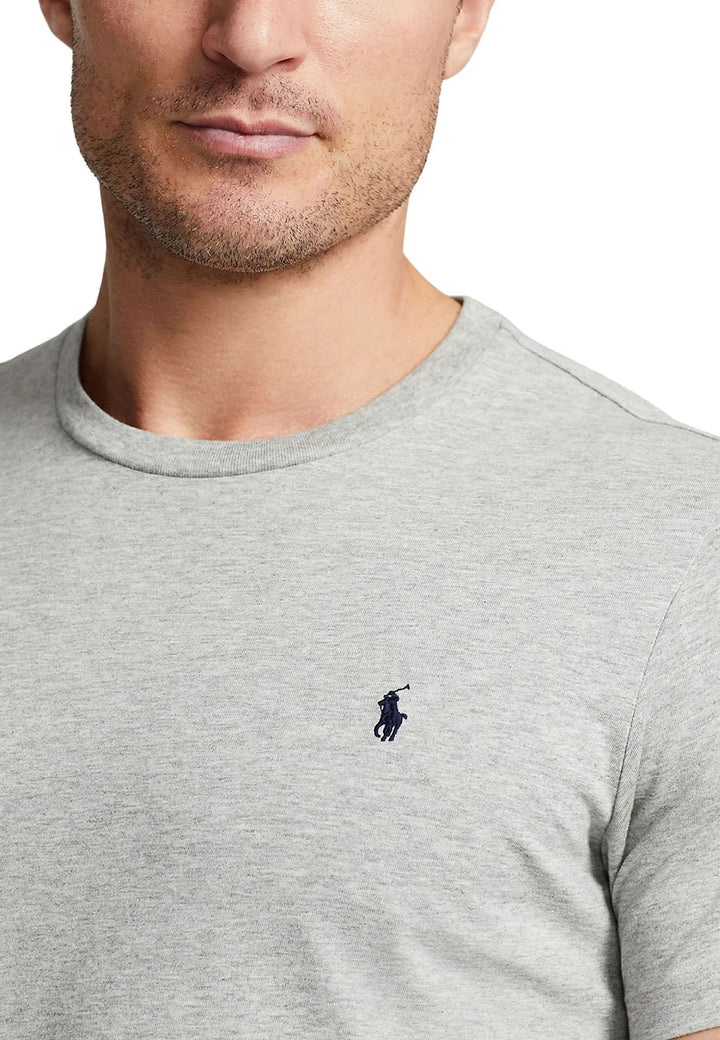 T-shirt Ralph Lauren grigio unisex in cotone