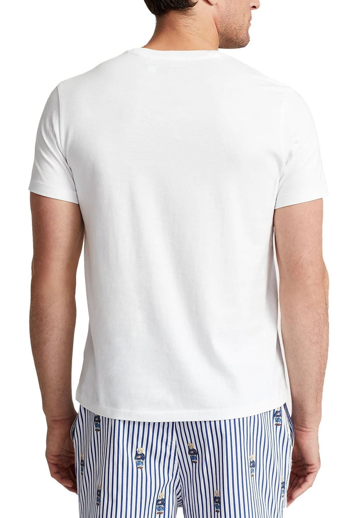 T-shirt Ralph Lauren bianca unisex in cotone