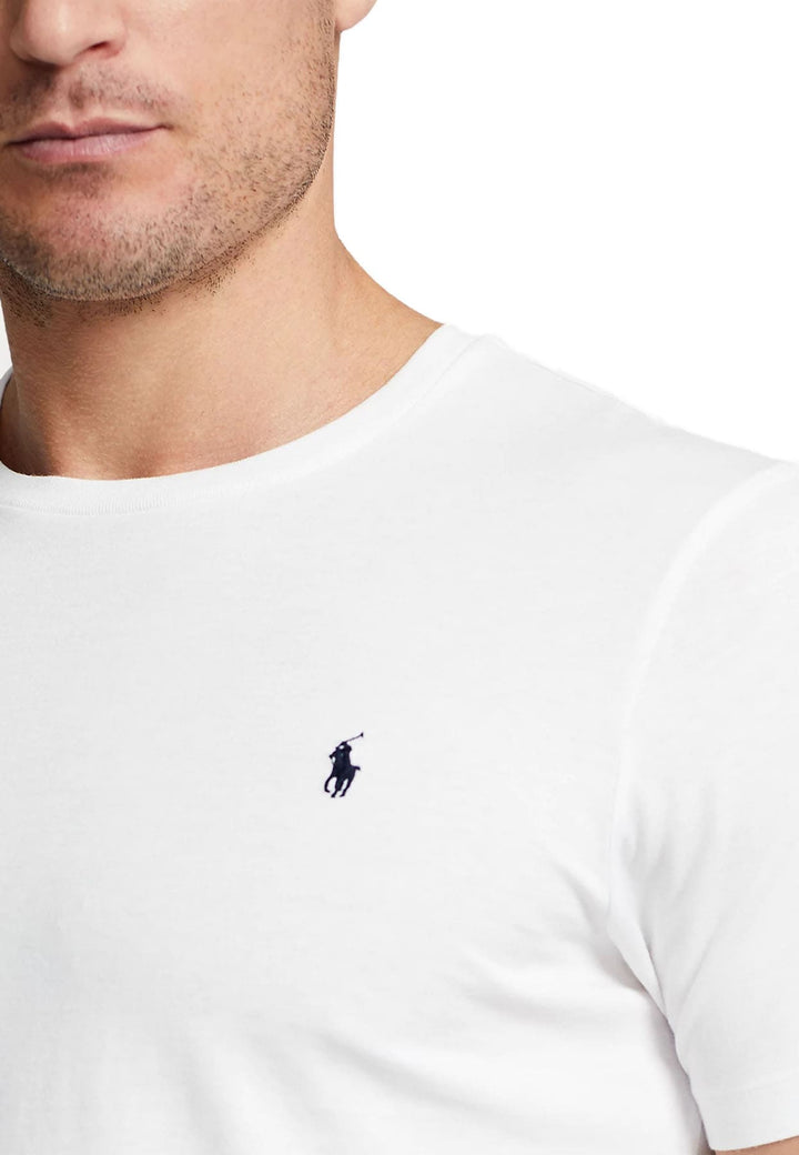 T-shirt Ralph Lauren bianca unisex in cotone