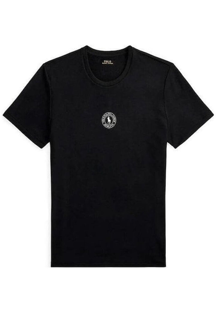 T-shirt Ralph Lauren nera unisex in cotone