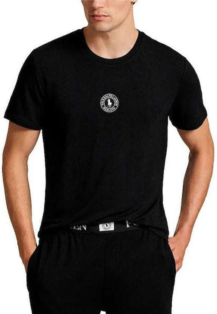 T-shirt Ralph Lauren nera unisex in cotone