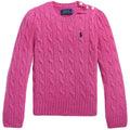 Ralph Lauren maglia rosa bambina in misto cashmere
