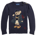Ralph Lauren maglia blu bambina in cotone