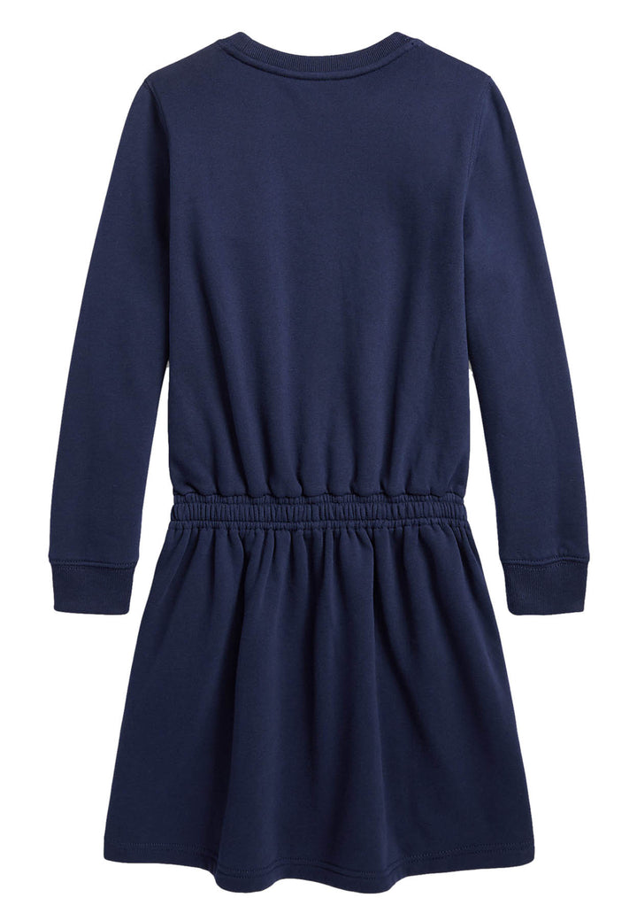 Vestito bambina Ralph Lauren blu in cotone
