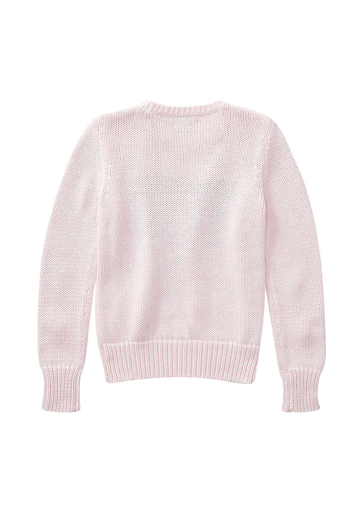 Maglia bambina Ralph Lauren rosa in cotone