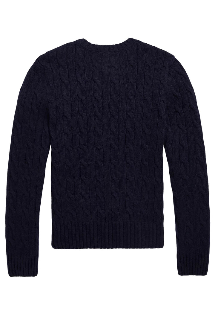 Ralph Lauren maglia blu bambino in misto cashmere