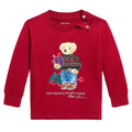 Ralph Lauren t-shirt rossa neonato in cotone