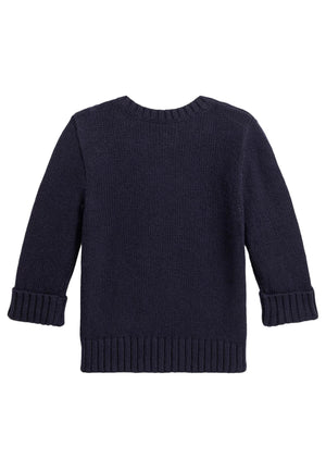 Maglia neonato Ralph Lauren blu in cotone