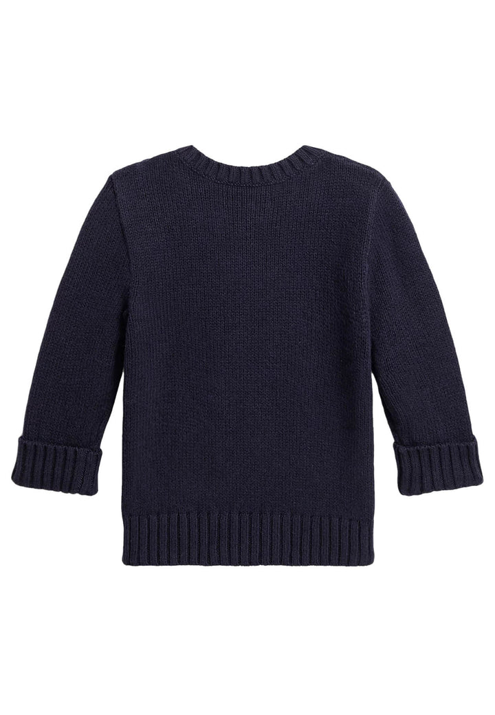 Maglia neonato Ralph Lauren blu in cotone