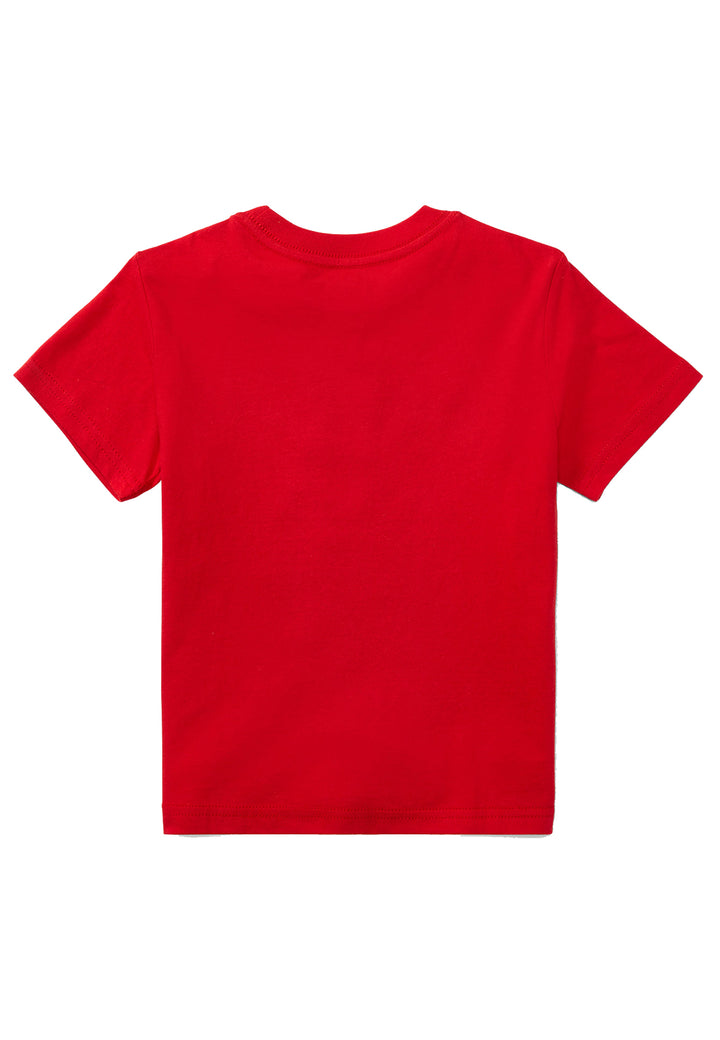 T-shirt bambino Ralph Lauren rossa in cotone