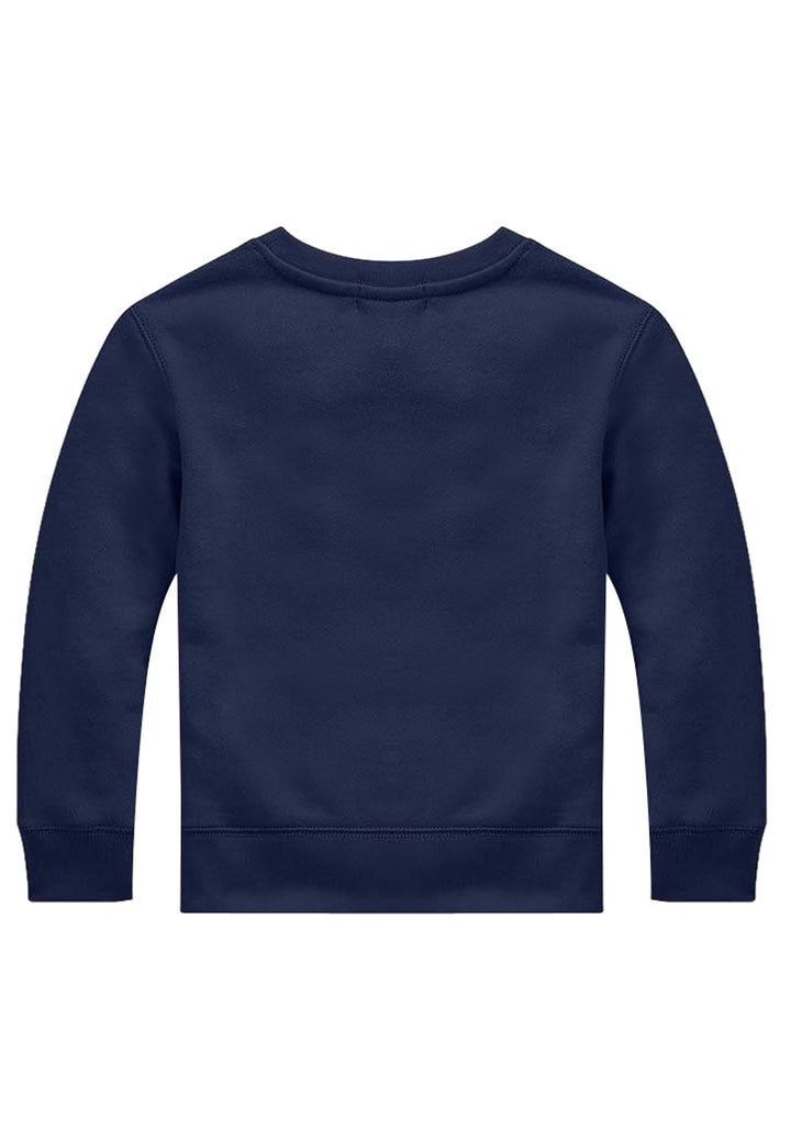 Felpa bambino Ralph Lauren blu in cotone