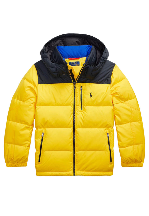 Ralph Lauren Kids giubbino giallo bambino