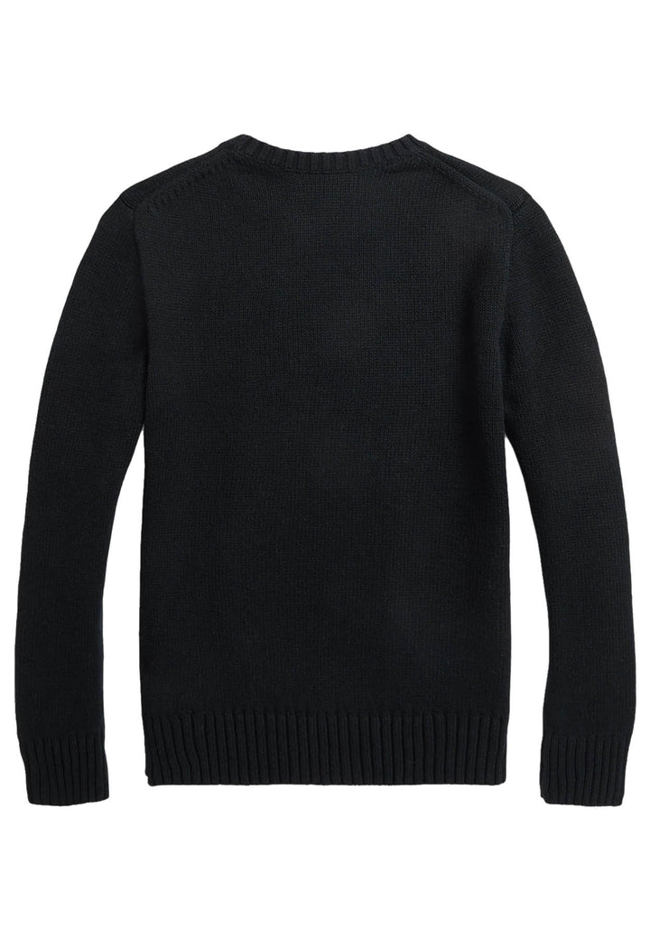 Ralph Lauren Kids maglia nera bambino in cotone