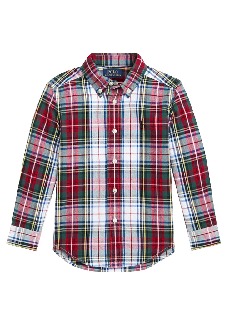 Camicia bambino Ralph Lauren multicolor in cotone