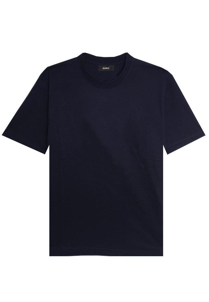 T-shirt blu Sand uomo in cotone