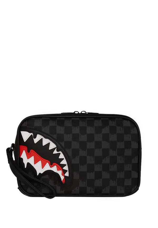 Pochette nera unisex Sprayground in pelle vegana