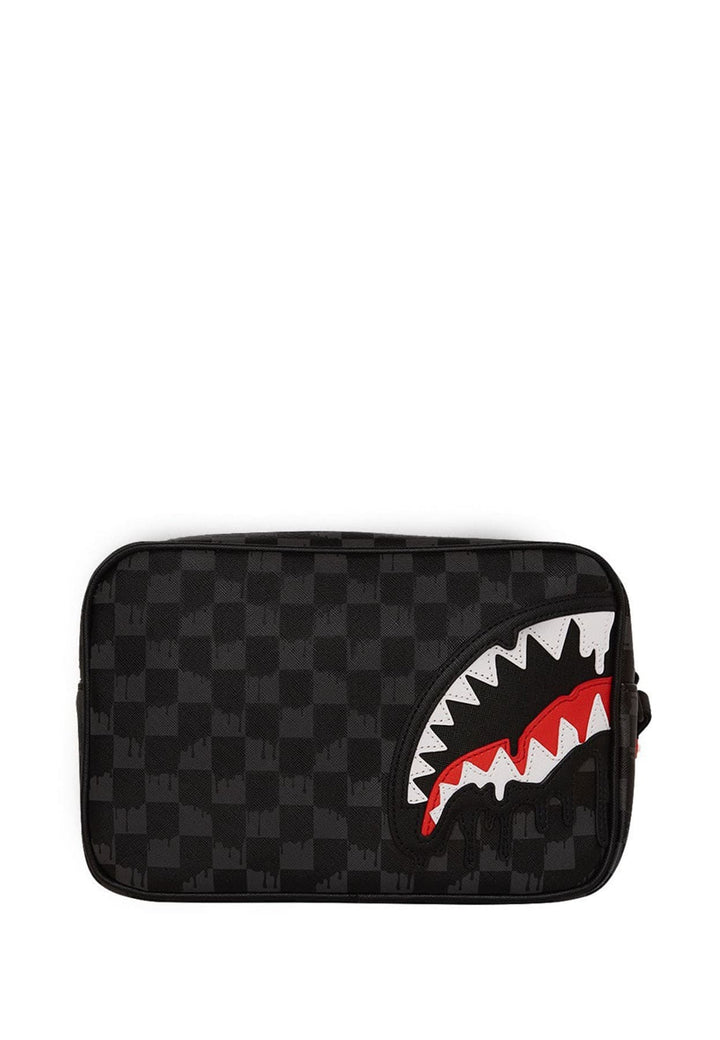 Pochette nera unisex Sprayground in pelle vegana