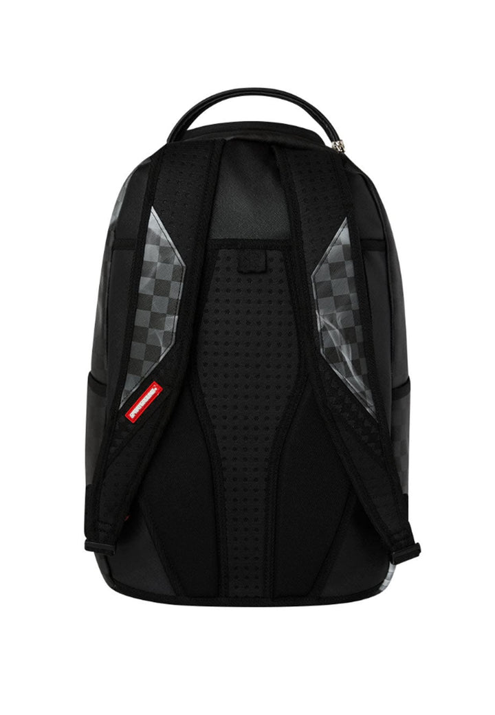Zaino unisex Sprayground nero stampa fumo in pelle vegana