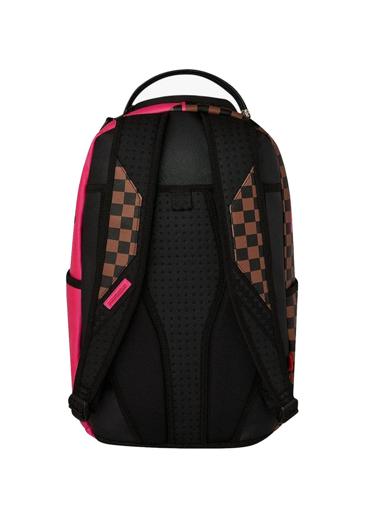 Zaino unisex Sprayground marrone stampa orso in pelle vegana