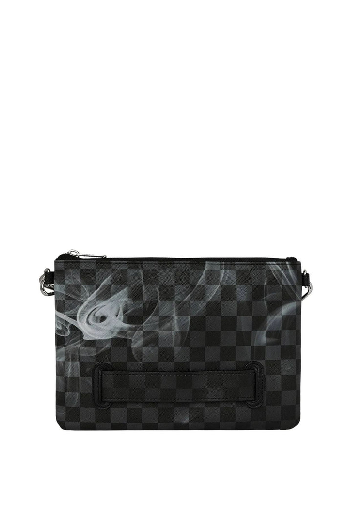 Pochette nera unisex Sprayground in pelle vegana