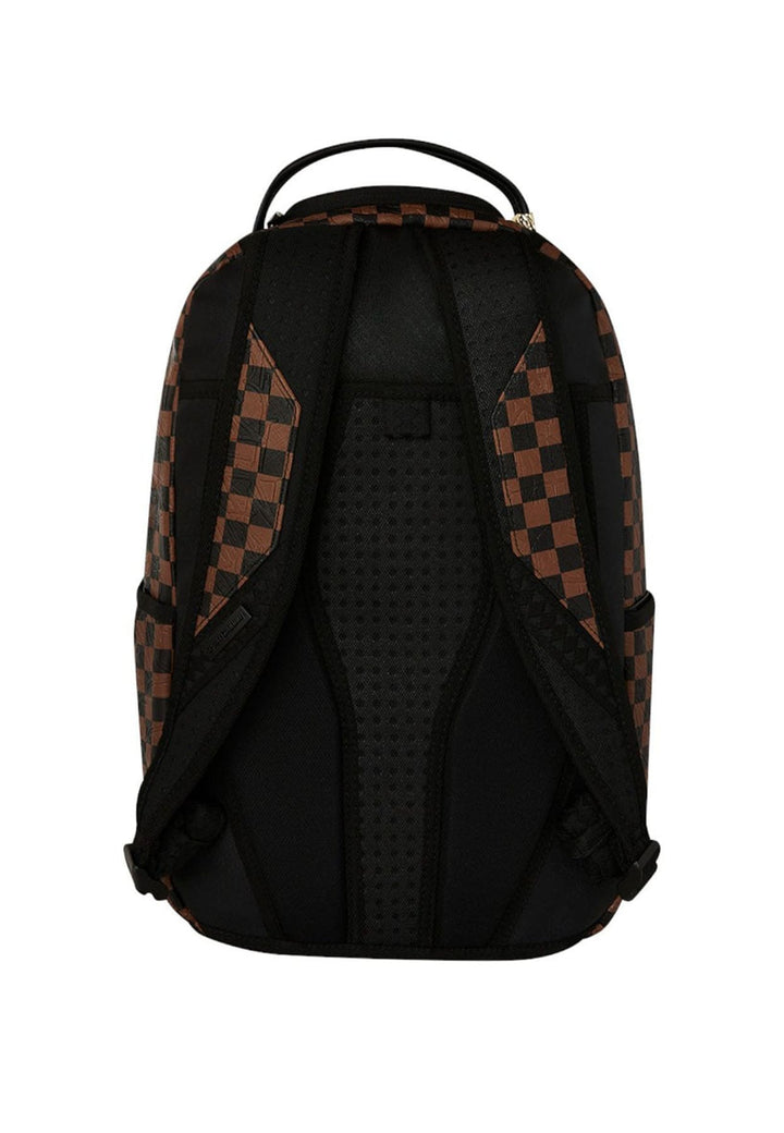 Zaino unisex Sprayground marrone in pelle vegana