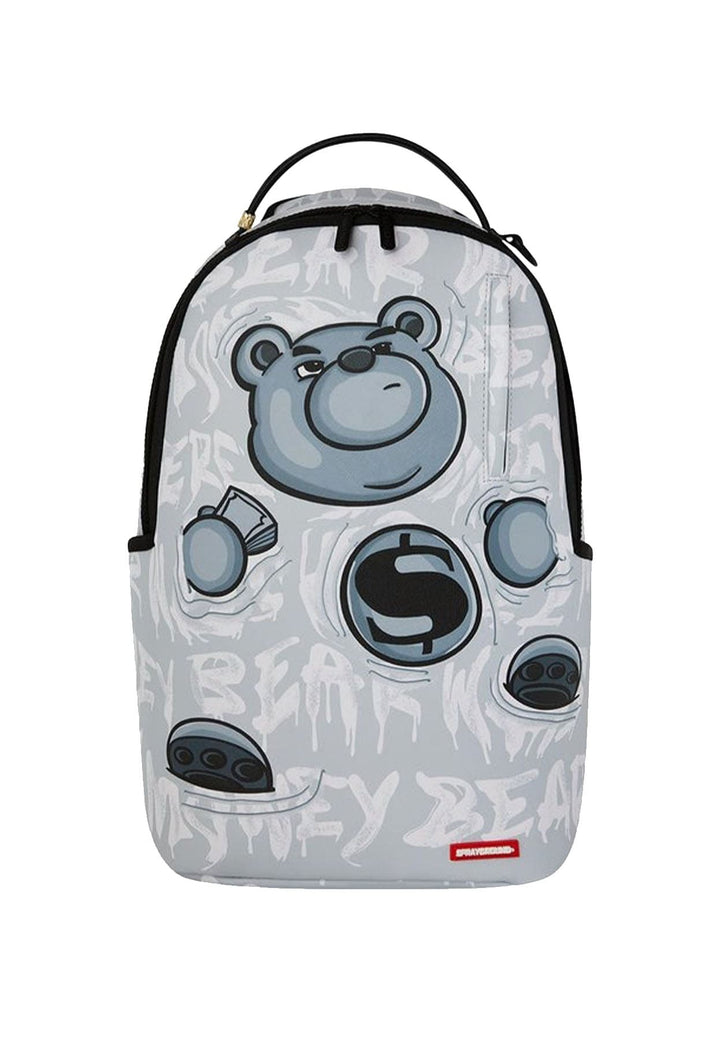 Zaino unisex Sprayground grigio in pelle vegana