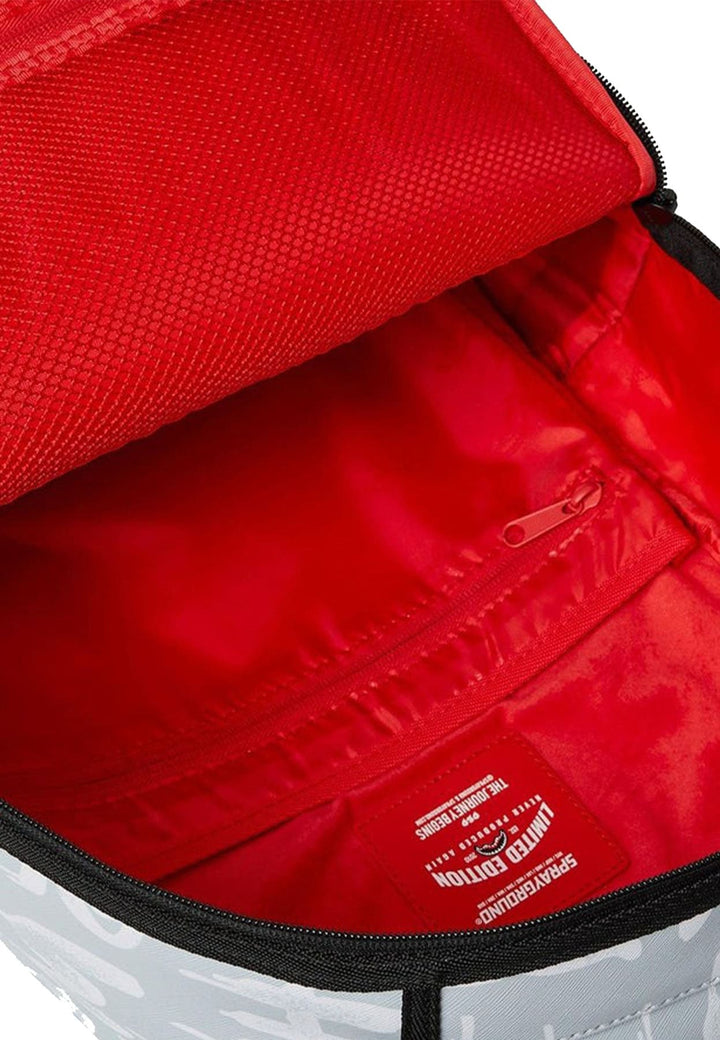 Zaino unisex Sprayground grigio in pelle vegana