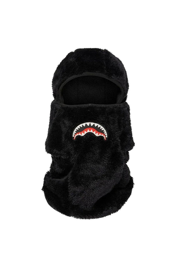 Balaclava nero unisex Sprayground con logo velluto
