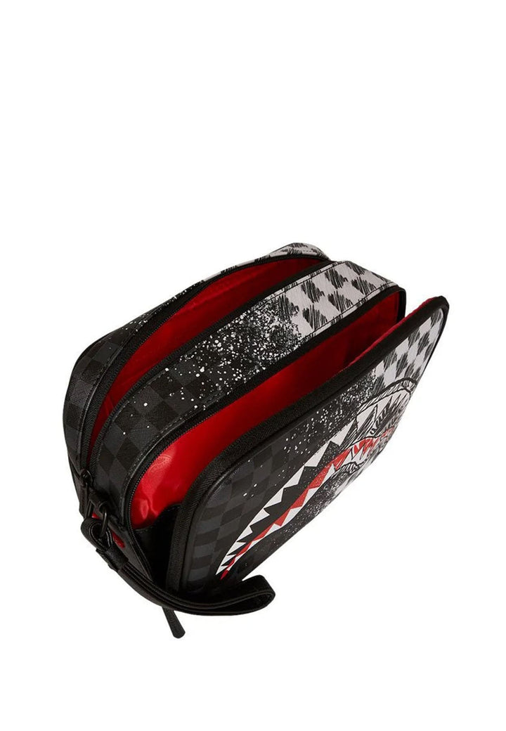 Pochette nera unisex Sprayground in pelle vegana