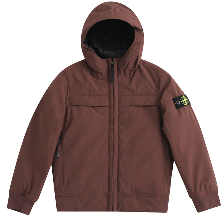 Giubbino bambino Stone Island mosto in tessuto tecnico
