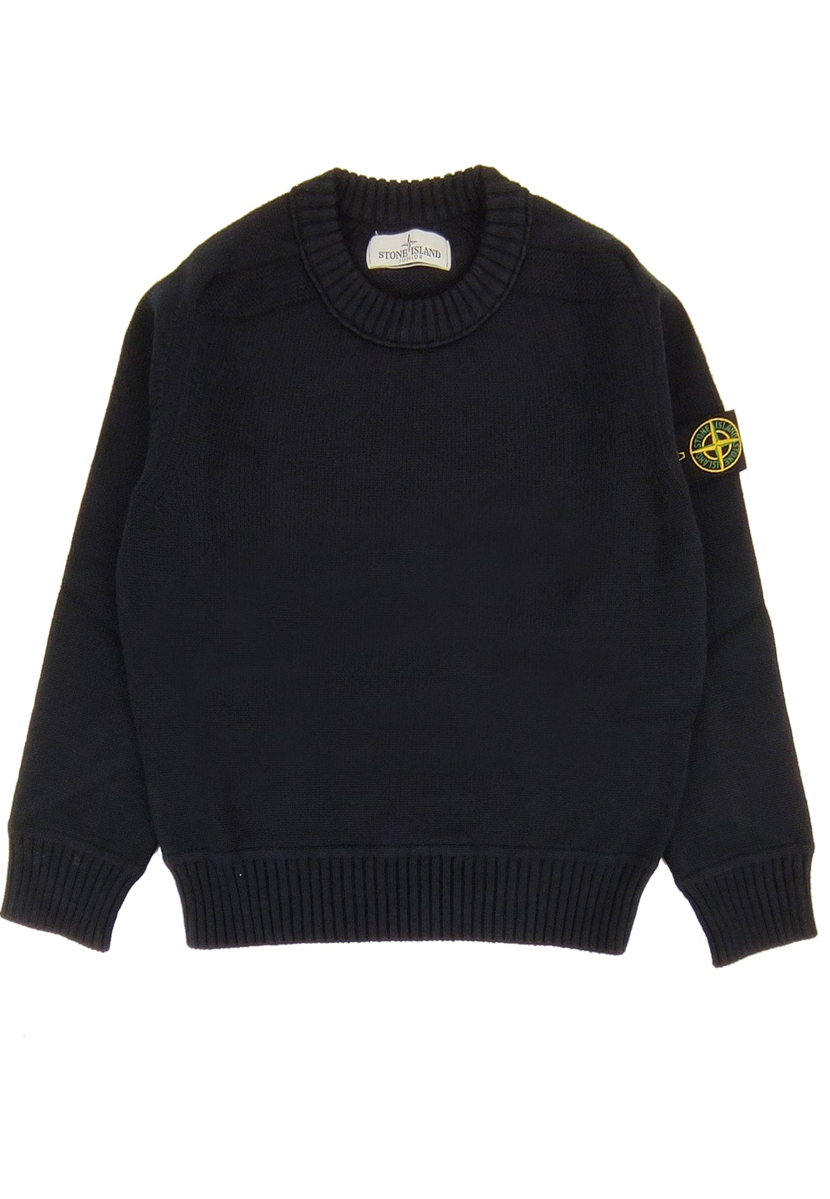 Maglia bambino Stone Island blu in misto cotone | ViaMonte Shop