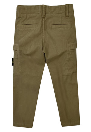 Pantalone bambino Stone Island beige in cotone