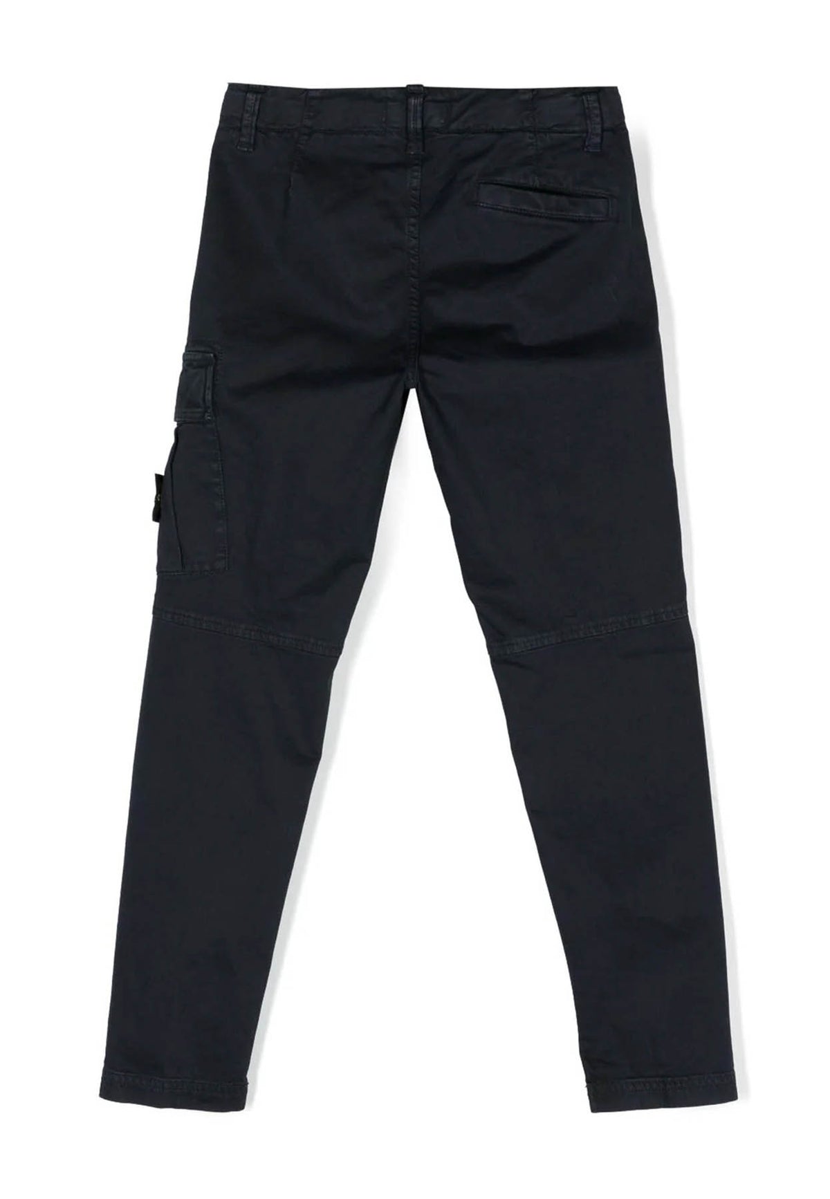 Pantalone bambino Stone Island blu navy in cotone