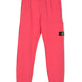 Stone Island pantalone sportivo corallo bambino in cotone