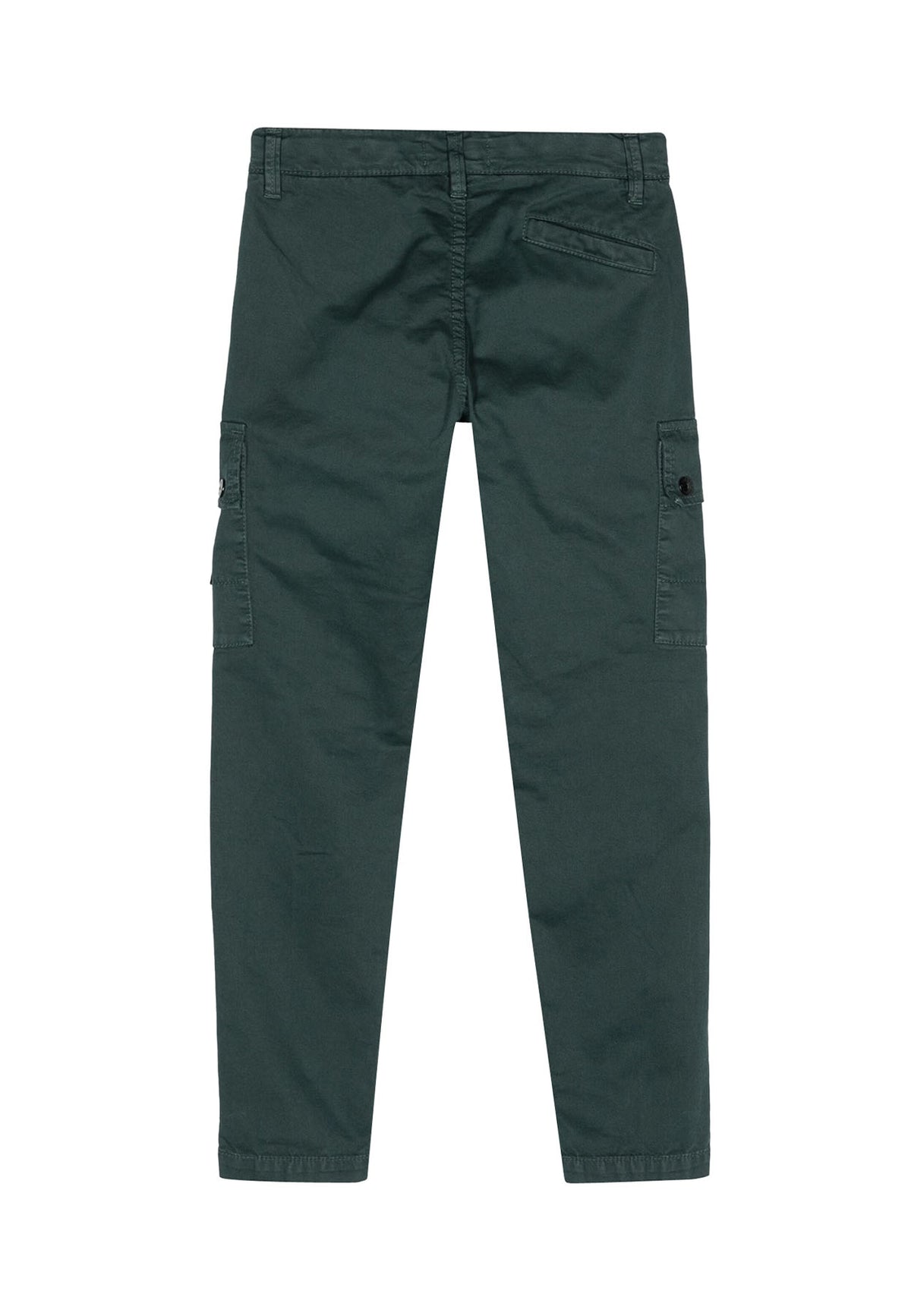 Pantalone bambino Stone Island verde petrolio in cotone