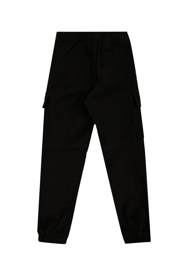 Pantalone bambino Stone Island nero in cotone