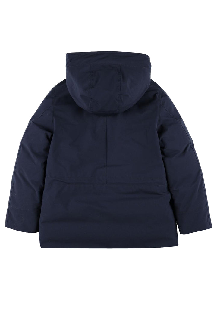 Giubbino bambino Stone Island blu in nylon