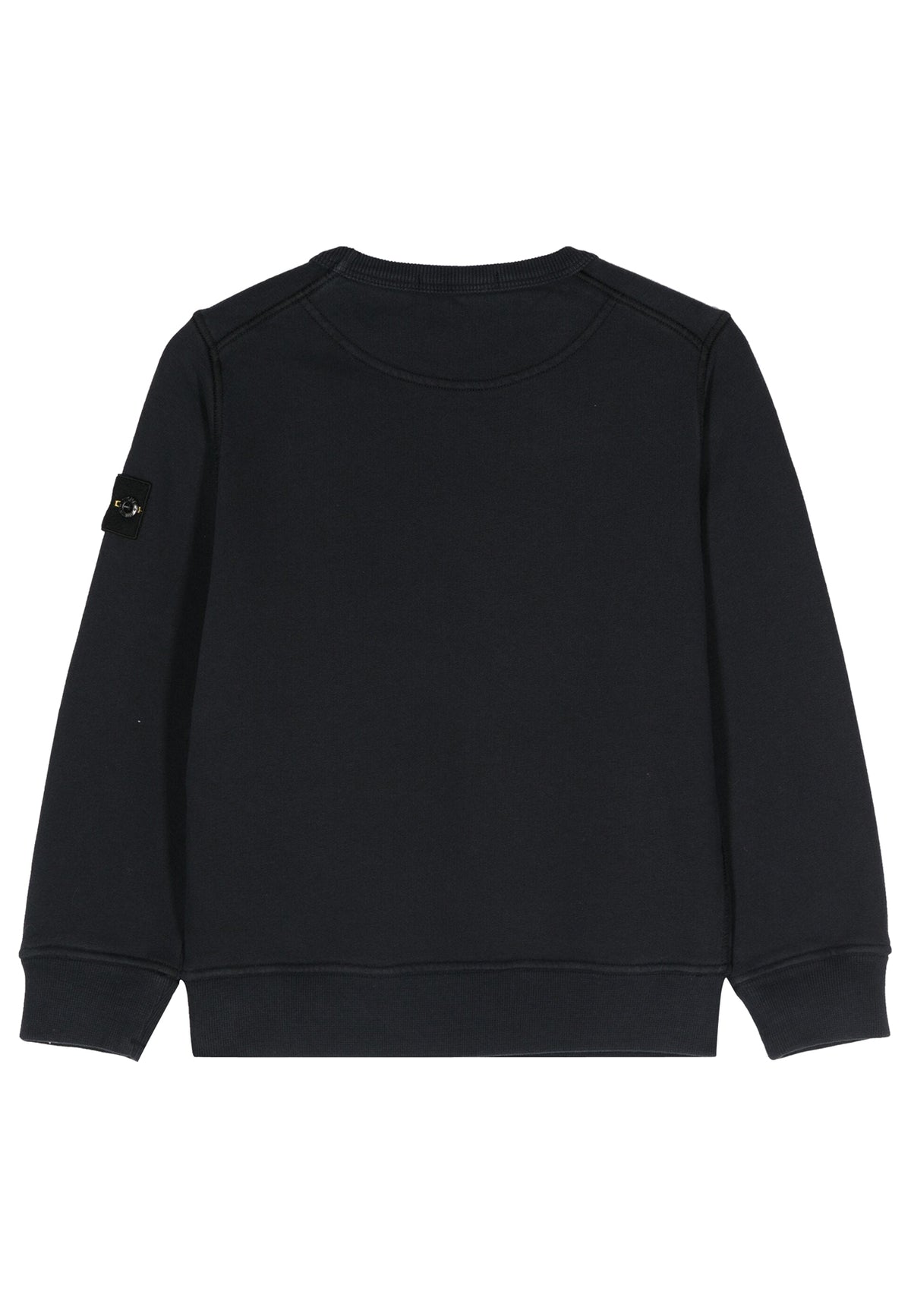 Felpa bambino Stone Island blu in cotone
